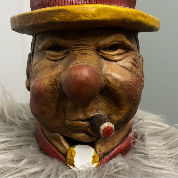 Vintage Chalkware W.C. Fields sculpture - Picture 3 of 16